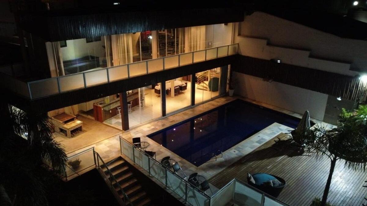 Mansao Casa Blanca Em Sao Roque C/ 5 Vagas Garagem Vila Exterior foto